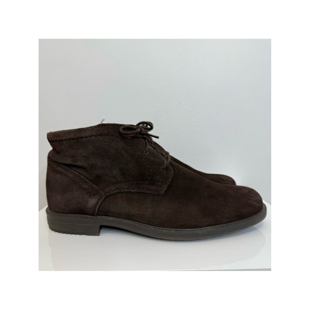 Rockport Brown Suede Berenger Chukka Boots Shoe Men’s Size 10.5 Comfort Dress